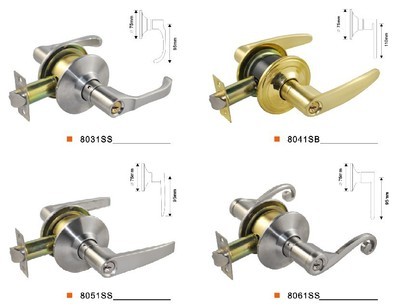 【三杆执手锁、柱锁、筒式球锁 8091SS筒式执手锁 厂家直销】价格,厂家,图片,其他锁具,中山域拓五金塑料制品有限公司